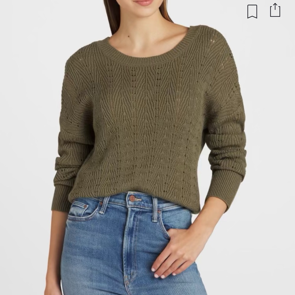 Pinque cut out back sweater XL stitch fix NWT